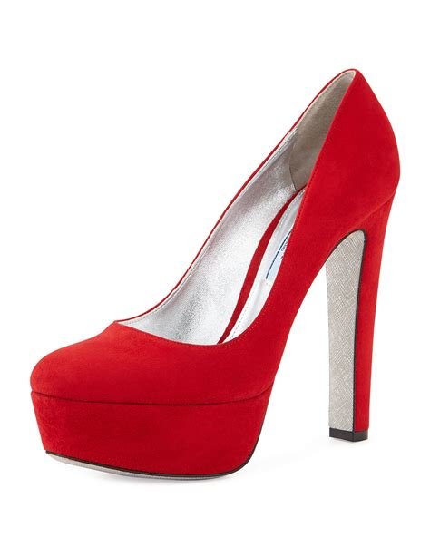 platform prada shoes|prada high heels platform.